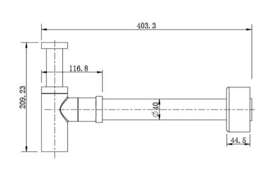 40Mm Bottletrap
To Suit 32Mm Waste Electroplated
Brushed Chrome thumbnail 2