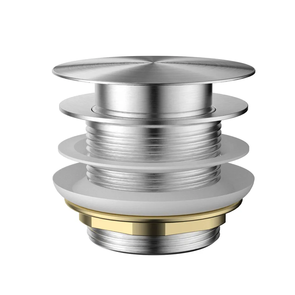 40Mm Pop-Up Waste For Baths
With Pull Out Centre Electroplated
Brushed Chrome