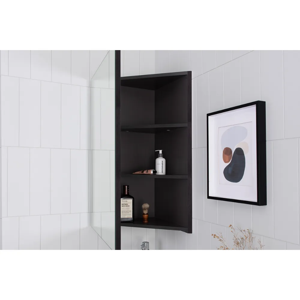 Glacier Corner Mirrored Cabinet thumbnail 3