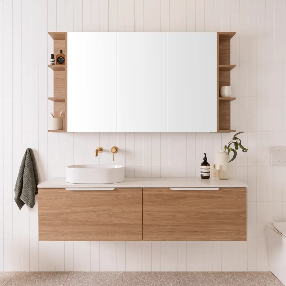 Glacier Shelf Mirrored Cabinet thumbnail 1