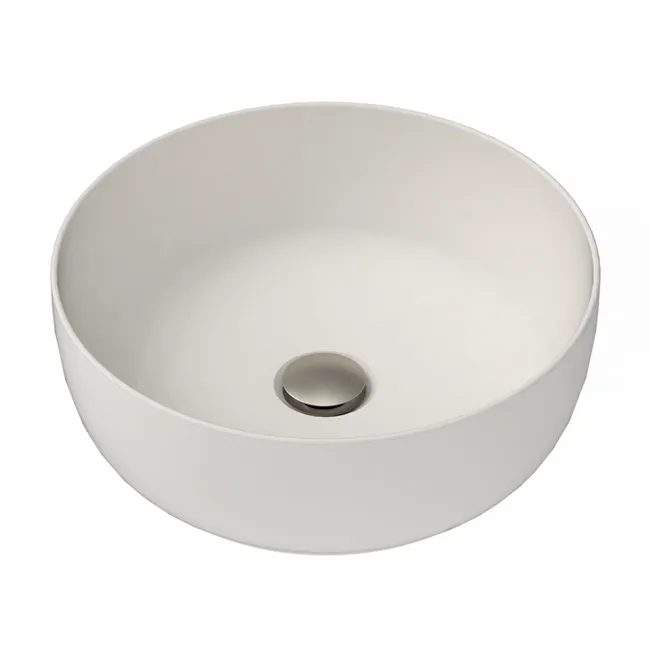 Glam Round Matte Pearl Above Counter Basin thumbnail 1