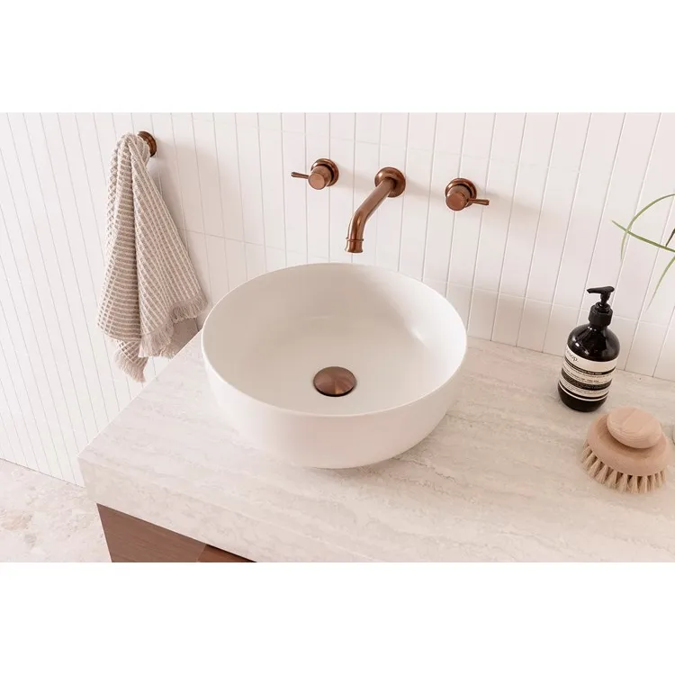 Glam Round Matte Pearl Above Counter Basin thumbnail 3