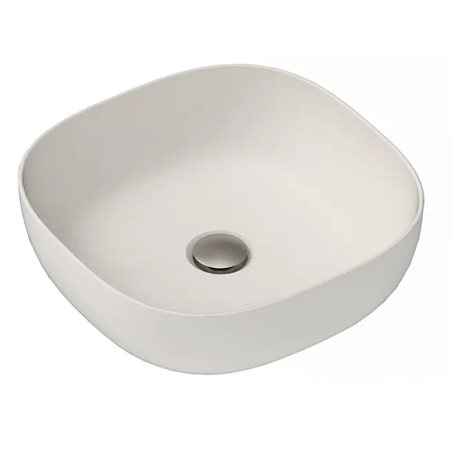 Glam Square Matte Pearl Above Counter Basin thumbnail 1