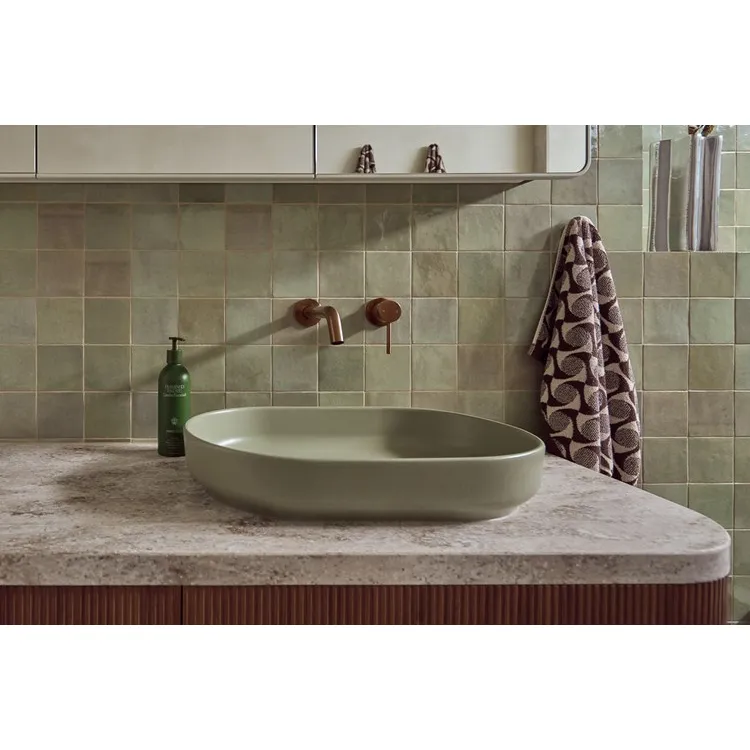 Marilyn Matte Olive Above Counter Basin thumbnail 2