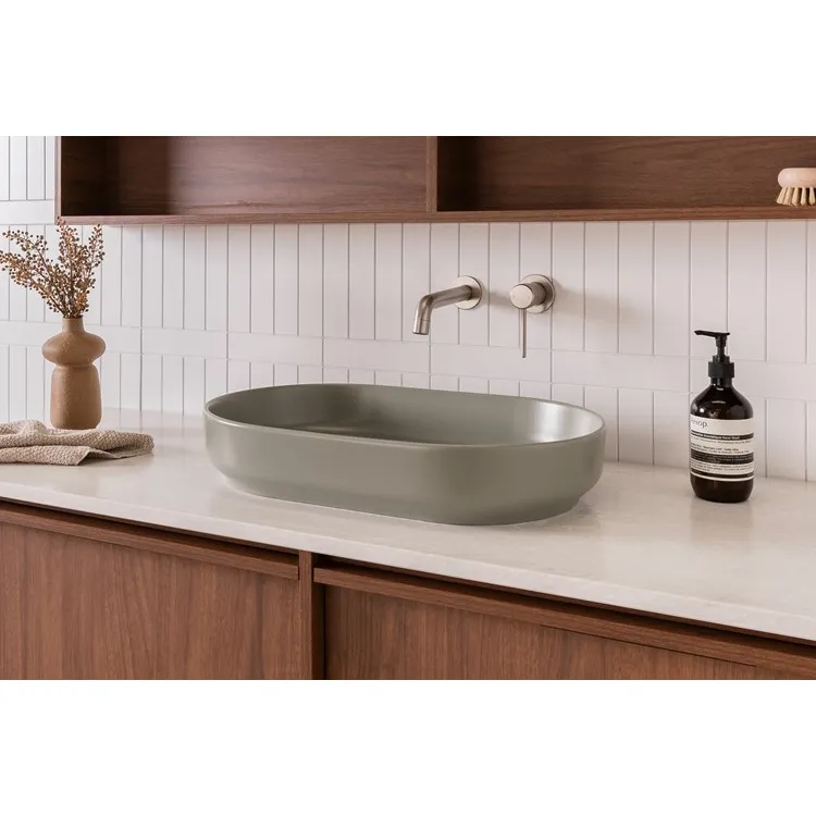 Marilyn Matte Olive Above Counter Basin thumbnail 3