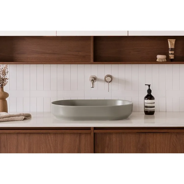 Marilyn Matte Olive Above Counter Basin thumbnail 4
