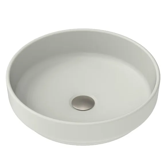 Monroe Matte Concrete Above Counter Basin thumbnail 1