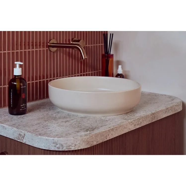 Monroe Matte Ivory Above Counter Basin thumbnail 3