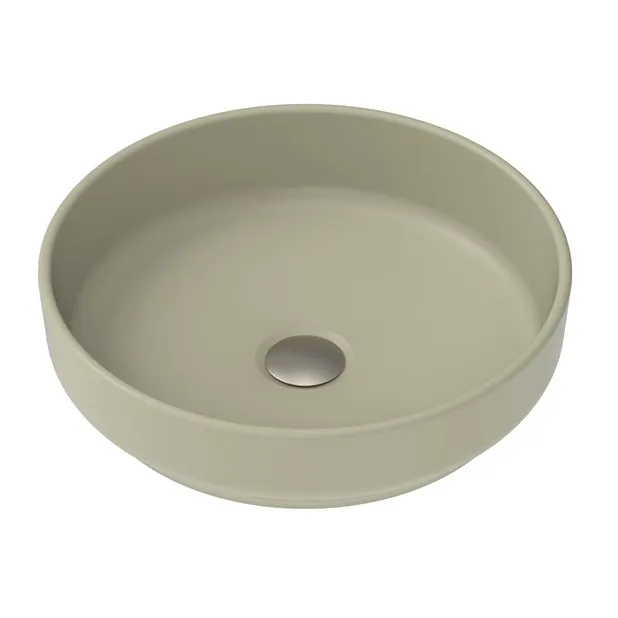 Monroe Matte Olive Above Counter Basin thumbnail 1
