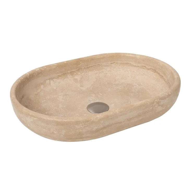 Ollie Travertine Above Counter Basin thumbnail 3