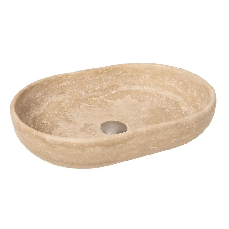 Ollie Travertine Above Counter Basin thumbnail 1