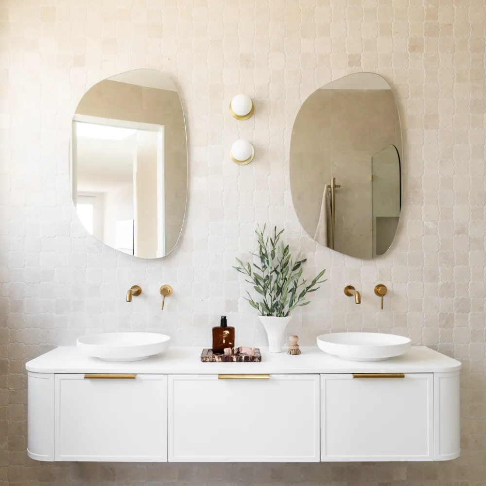 Organic Mirrored Cabinet thumbnail 1