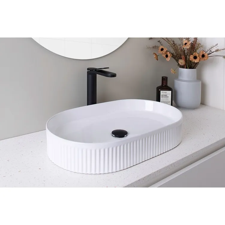 Pill Fluted Above Counter Basin thumbnail 2