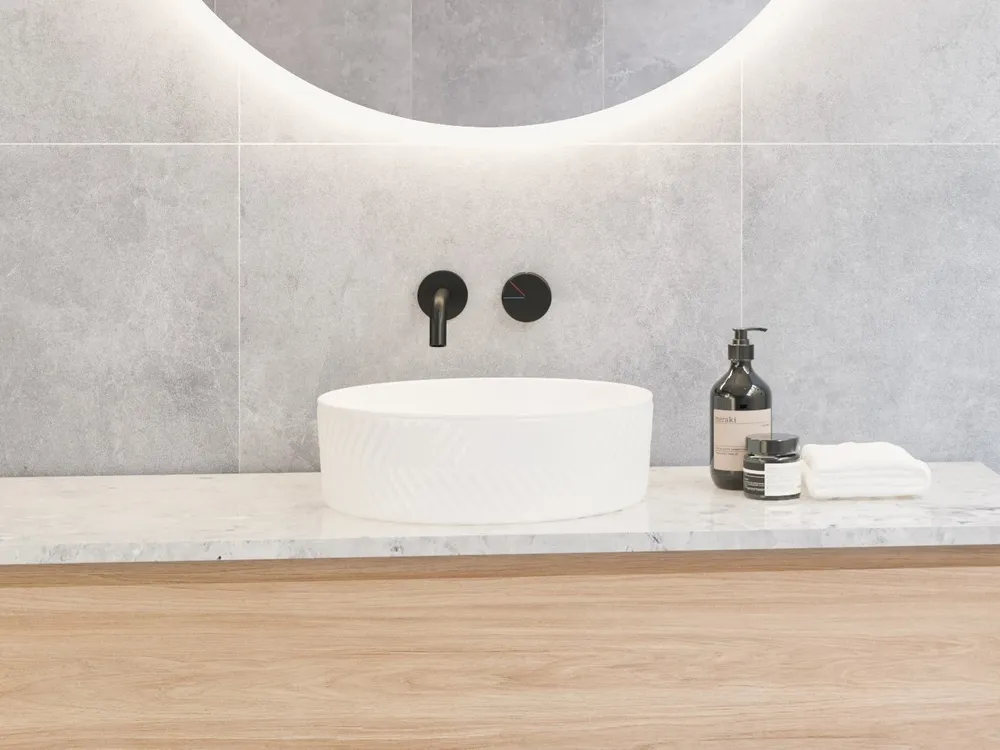 Allure Dimple Basin White Gloss thumbnail 3