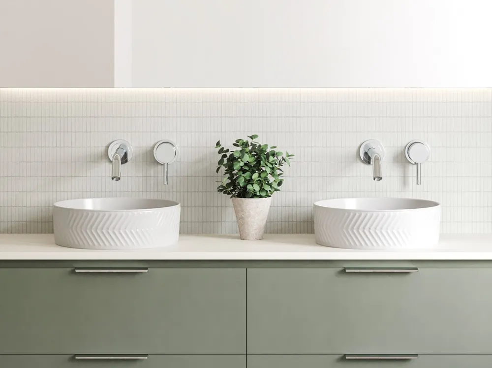 Allure Dimple Basin White Gloss thumbnail 4