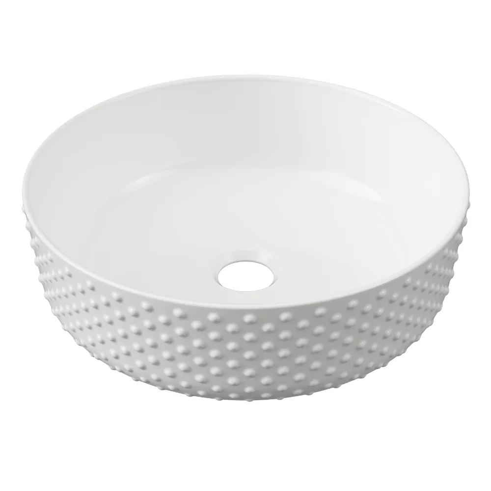 Allure Dimple Basin White Gloss