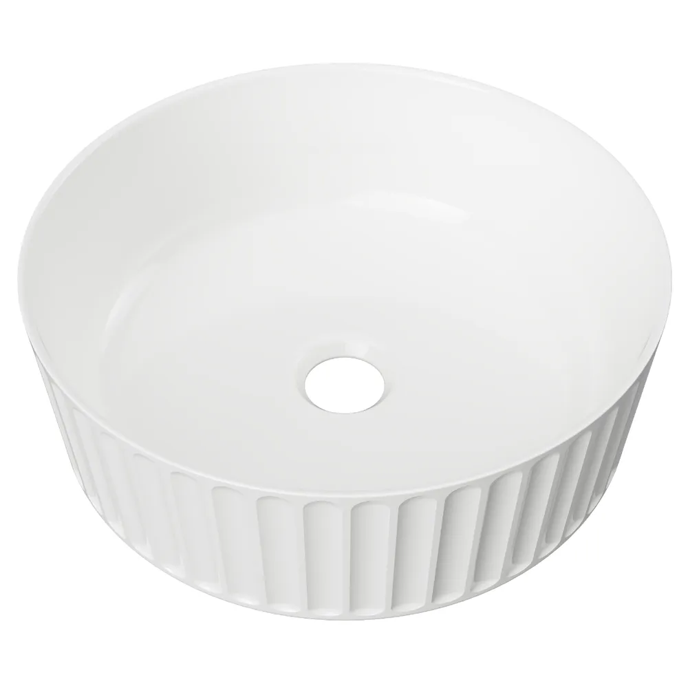 Allure Flute Basin White Gloss