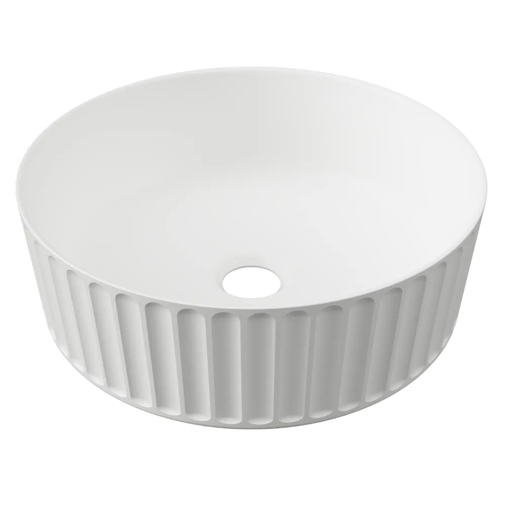 Allure Flute Basin White Matt