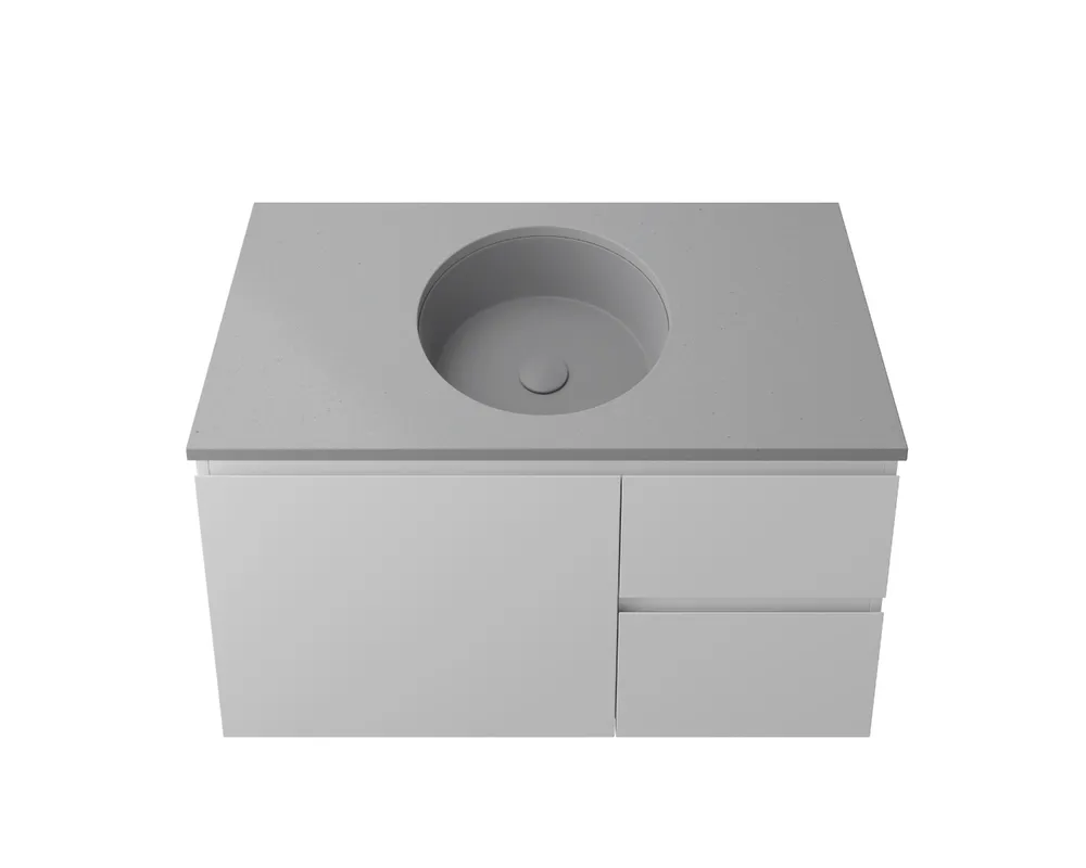 Allure Undermount Basin Light Grey Matt