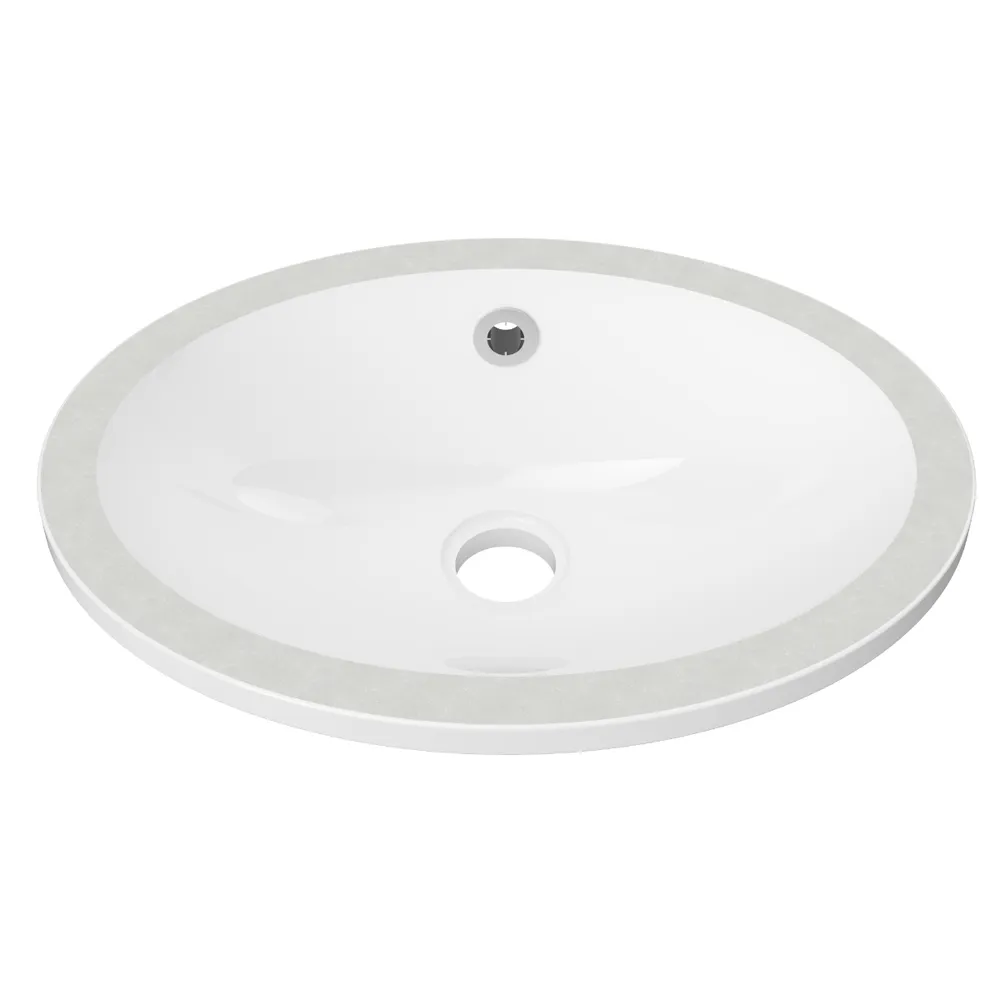 Amara Undermount Basin White Gloss