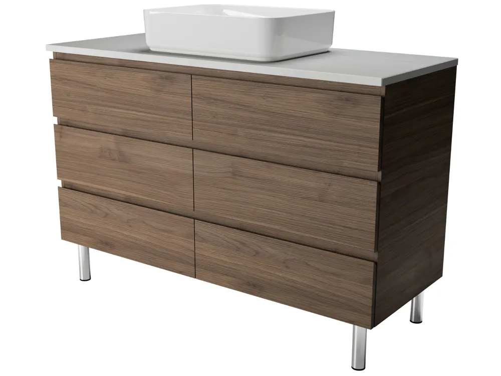 Ashton Floor Standing Vanity on Legs thumbnail 2