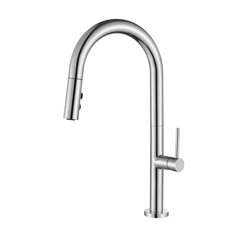 Bentlee Pull Out Kitchen Mixer Electroplated Chrome