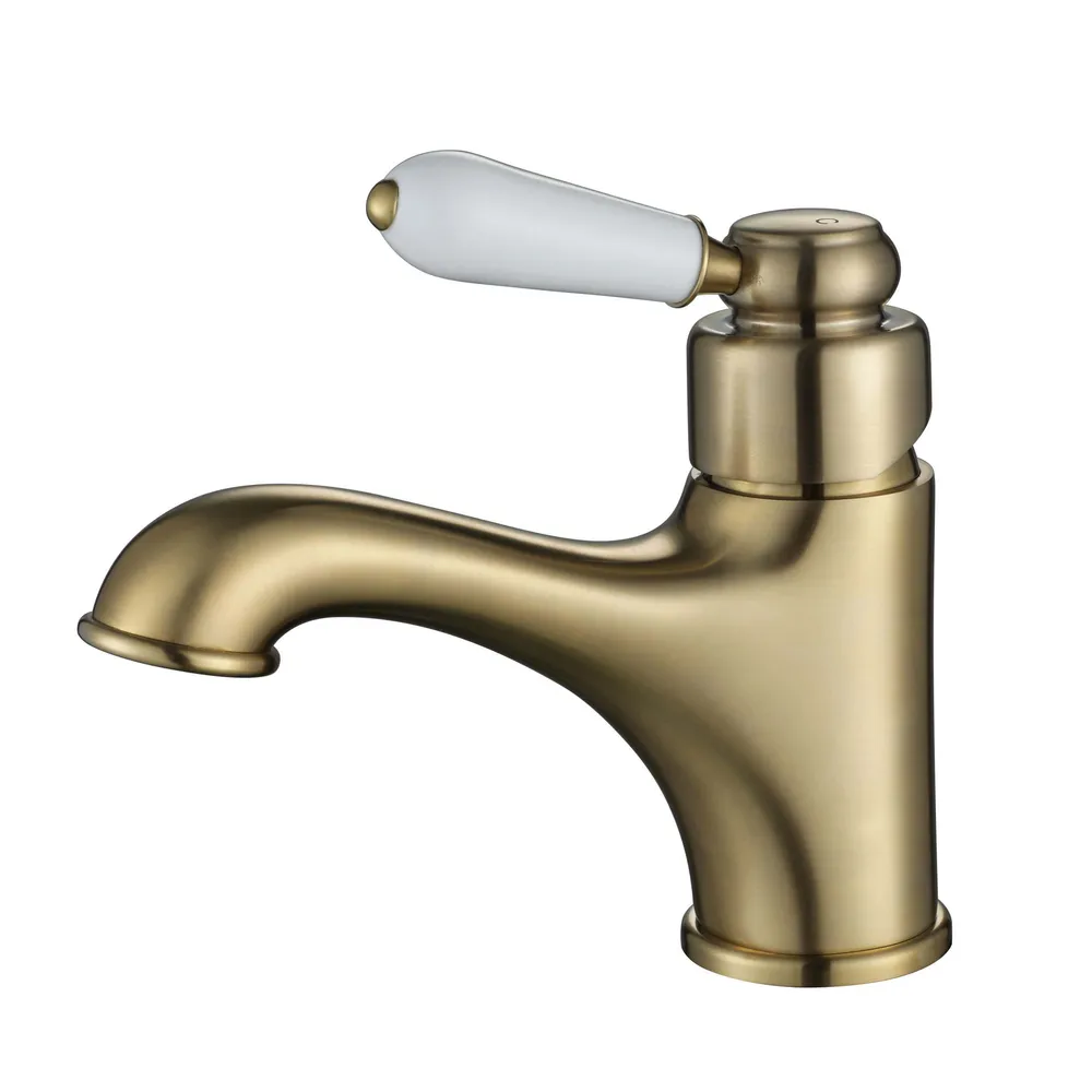 Bordeaux Basin Mixer PVD
Brushed Bronze