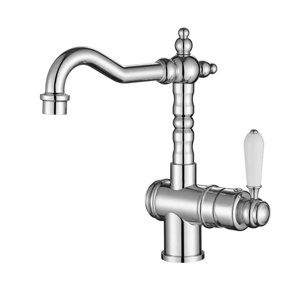 Bordeaux High-Rise Basin Mixer Electroplated Chrome
