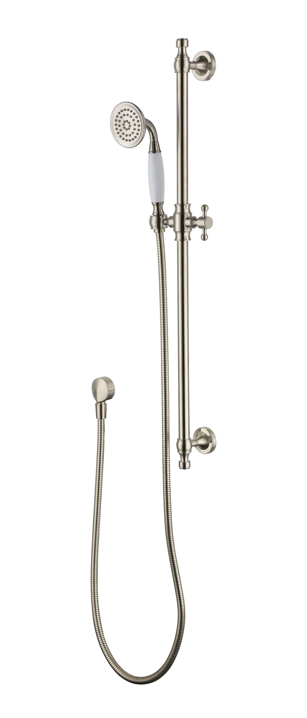 Bordeaux Rail Shower PVD
Brushed Nickel