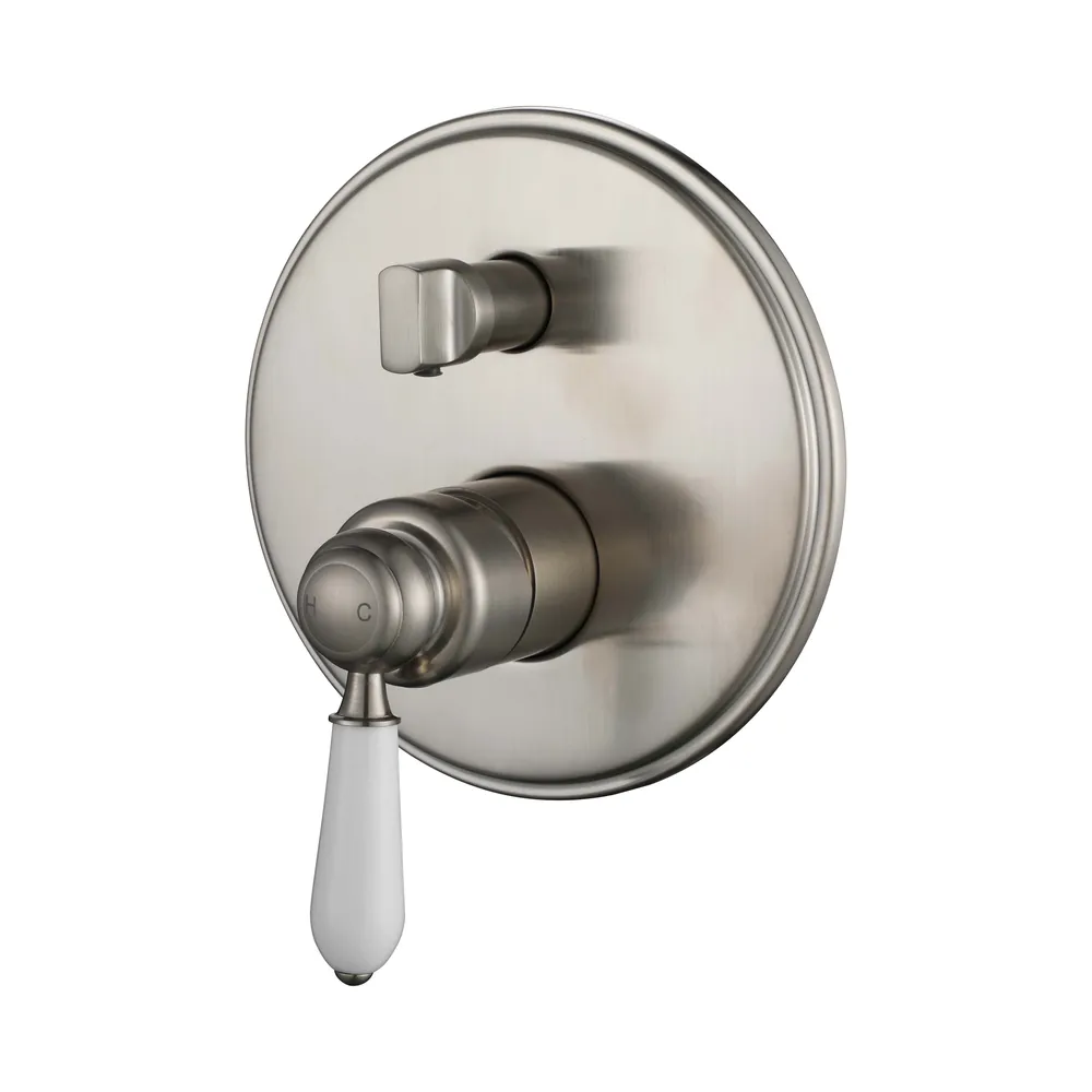 Bordeaux Shower Diverter Mixer PVD
Brushed Nickel