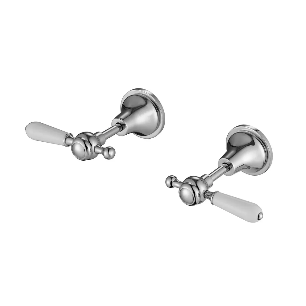 Bordeaux Wall Top Assemblies Electroplated Chrome