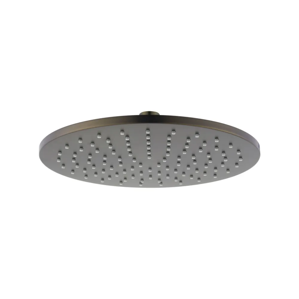 Brass Round Shower Head 250mm Antique Brass