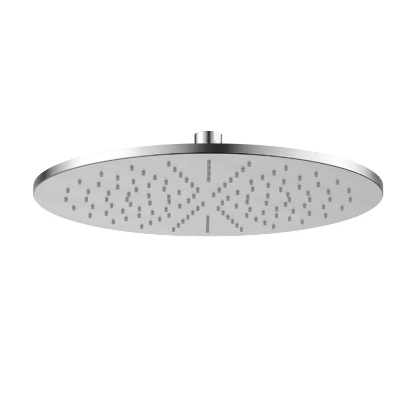 Brass Round Shower Head Brushed Chrome 300mm