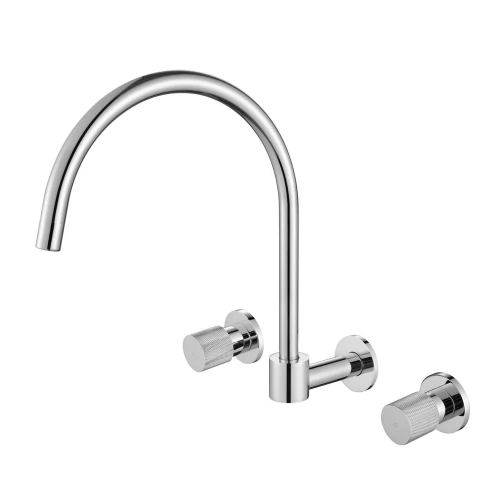 Cadence Wall Sink Set Electroplated Chrome