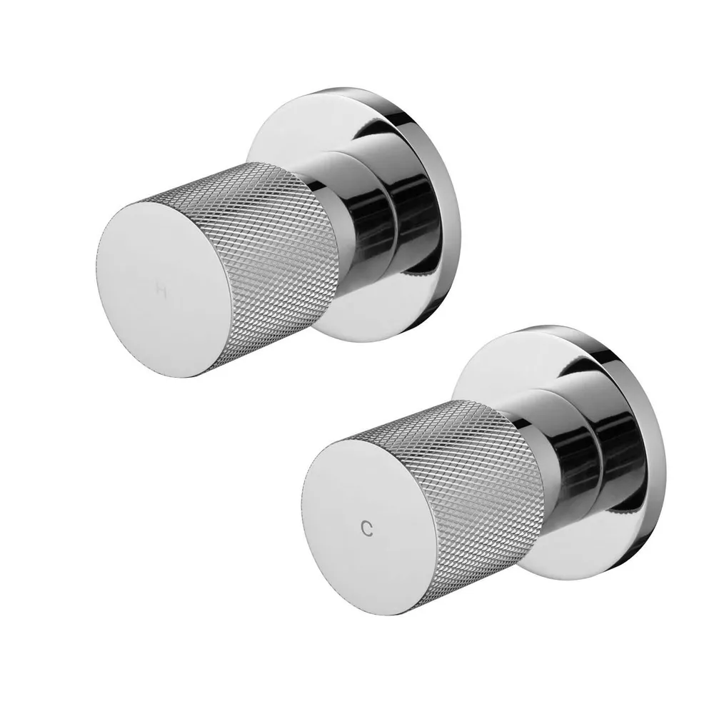 Cadence Wall Top Assemblies Electroplated Chrome