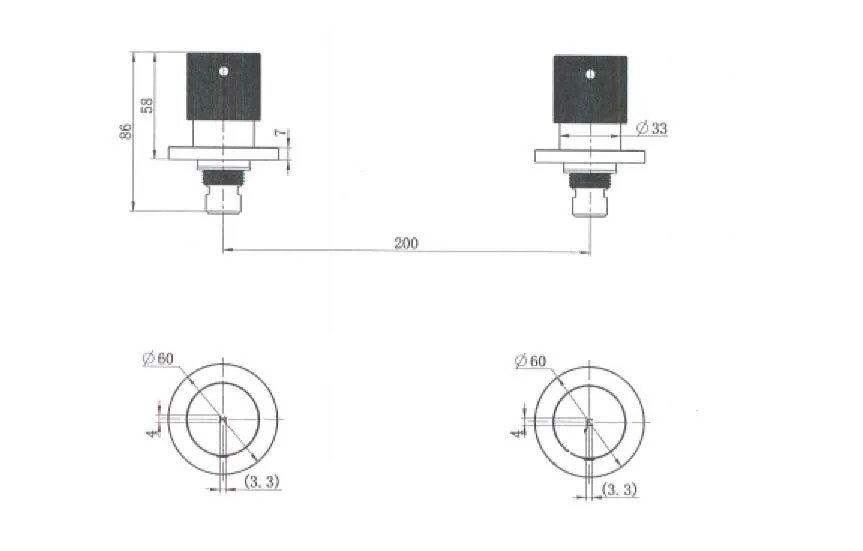 Cadence Wall Top Assemblies Electroplated
Matt Black thumbnail 2