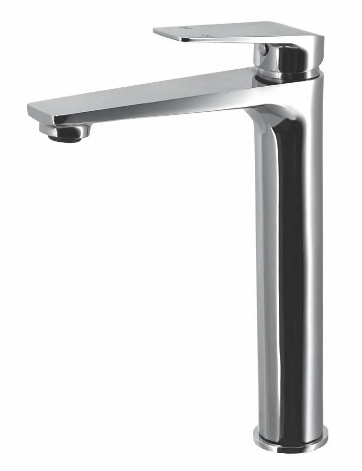 Cascade High Rise Basin Mixer Electroplated Chrome