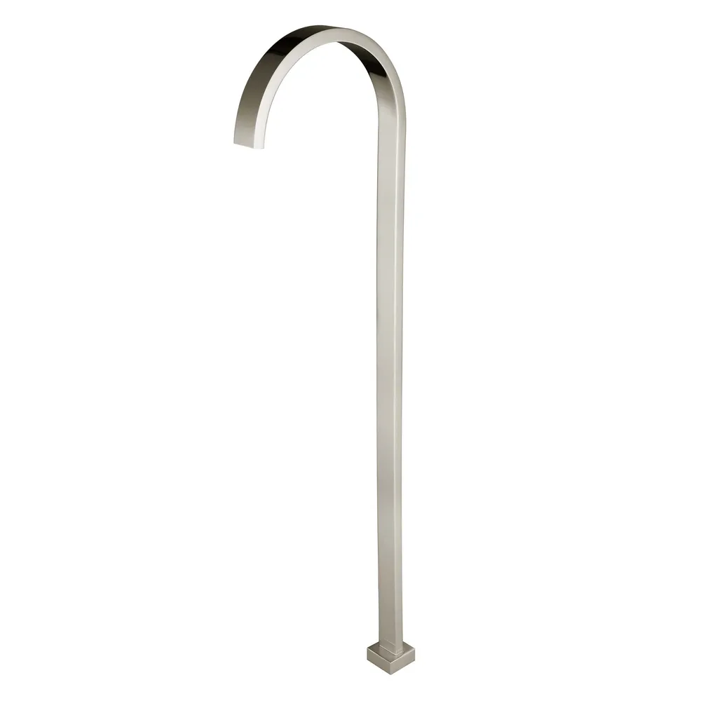 Chao Freestanding Bath SpoutPvdBrushed Nickel