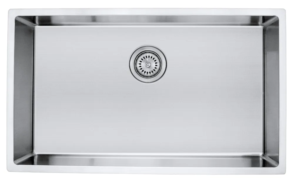 Coloured Single Bowl Sink 66L Stainless Steel