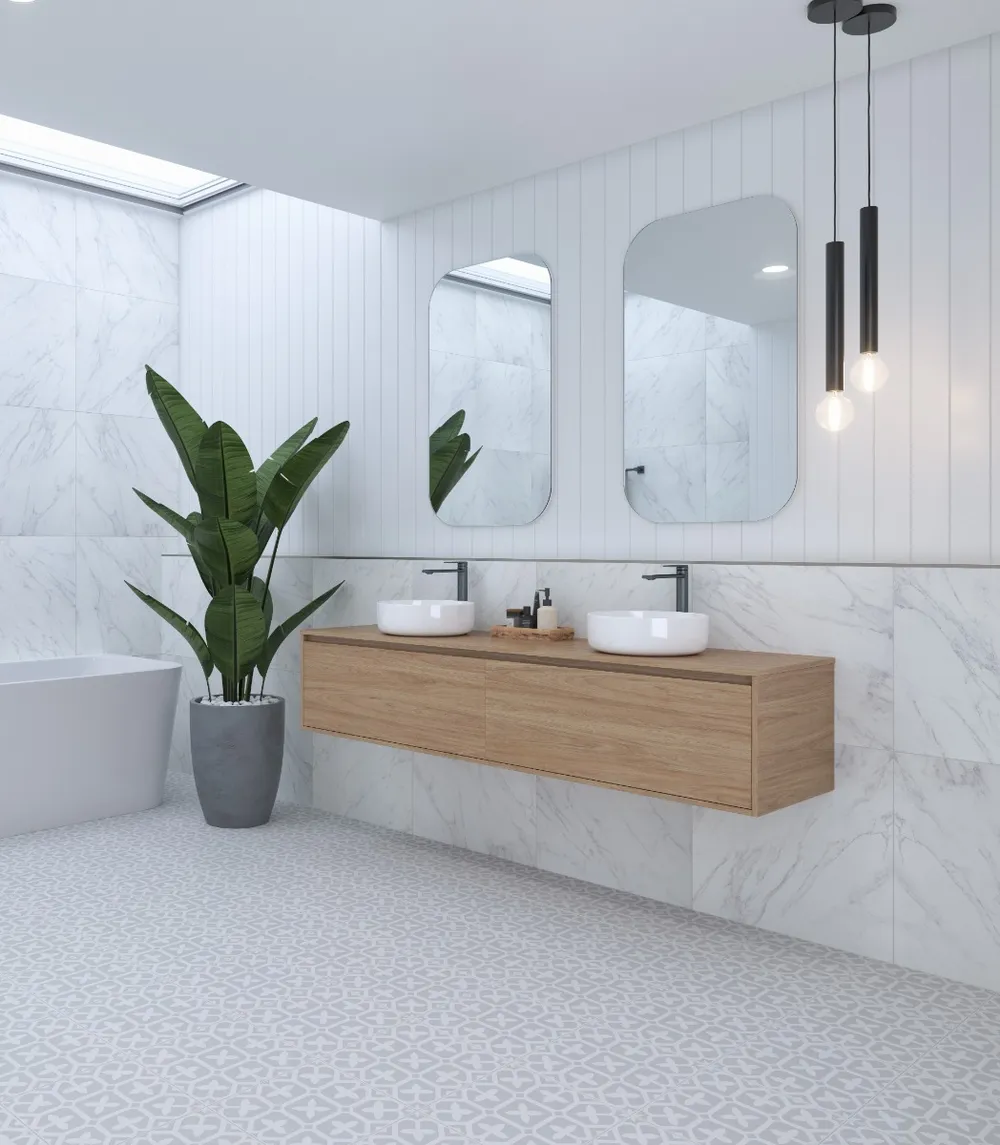 Delaware Wall Hung Vanity 18mm Laminate Top thumbnail 3