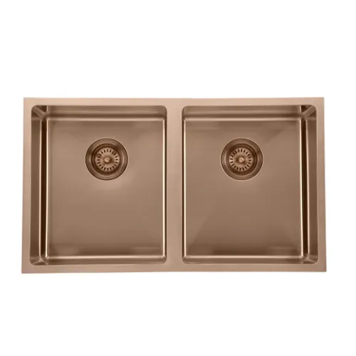 Double Bowl Sink Pvd Finish