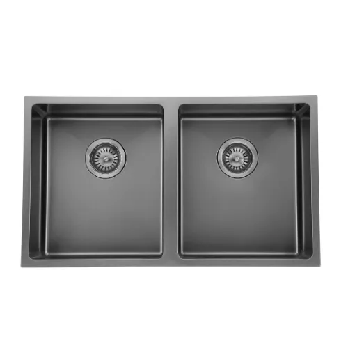 Double Bowl Sink Pvd Finish