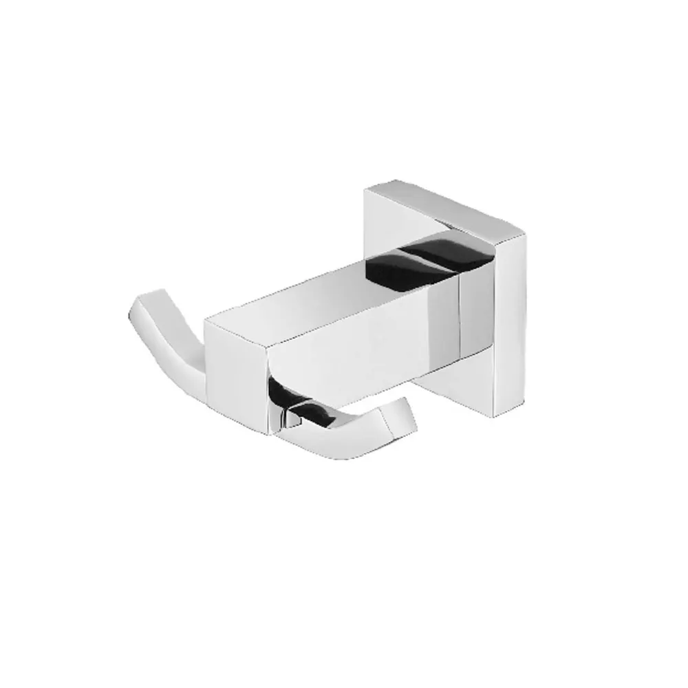 Double Robe Hook Electroplated Chrome