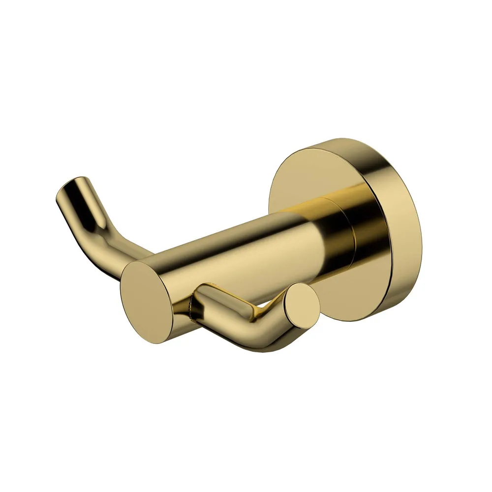 Double Robe Hook PVD
Polished Brass