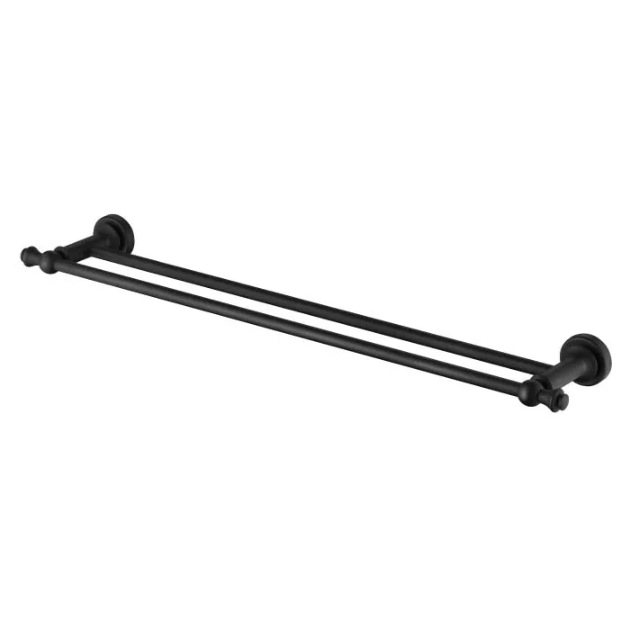 Double Towel Rail 600Mm Electroplated
Matt Black