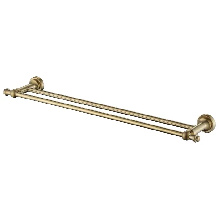Double Towel Rail 600Mm PVD
Brushed Bronze