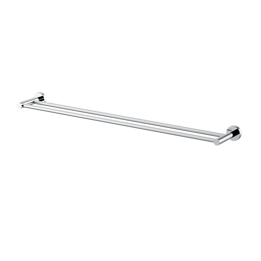 Double Towel Rail 750Mm Electroplated Chrome