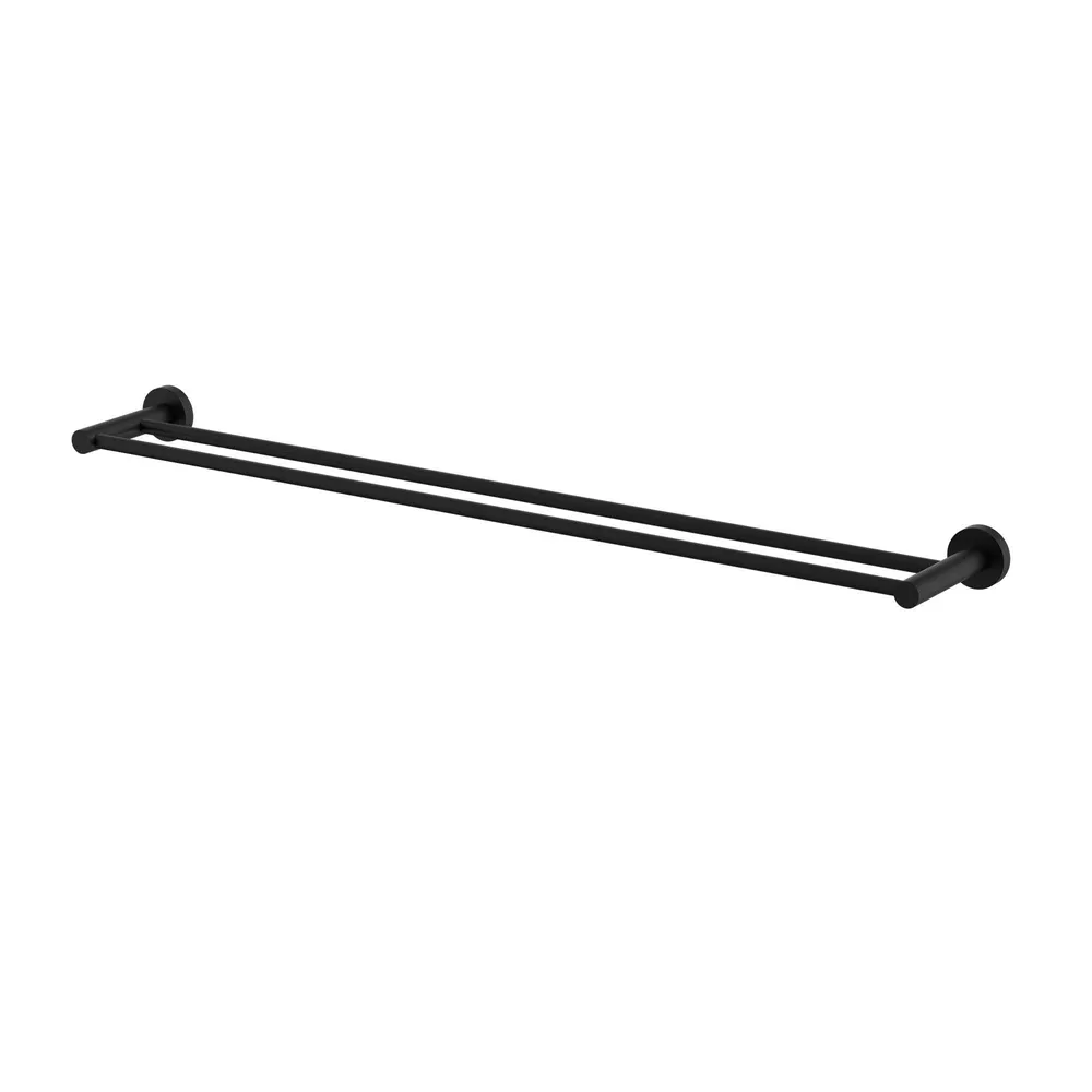 Double Towel Rail 750Mm Electroplated
Matt Black