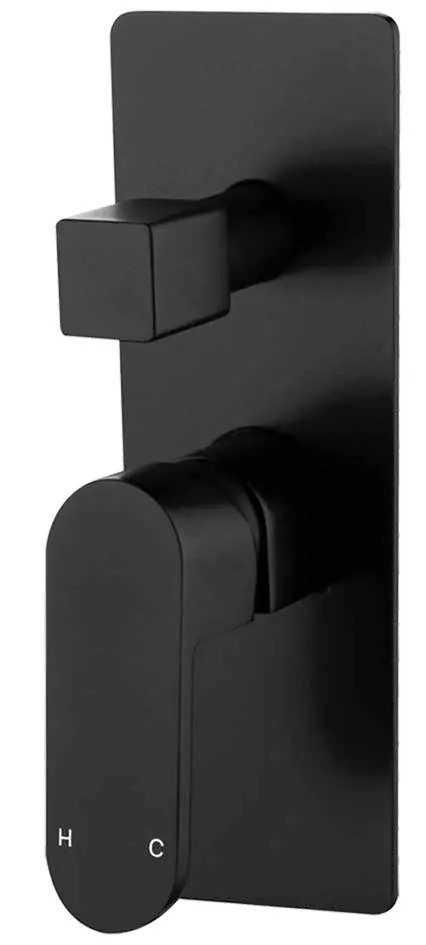 Eva Mini Shower Diverter Mixer Electroplated
Matt Black