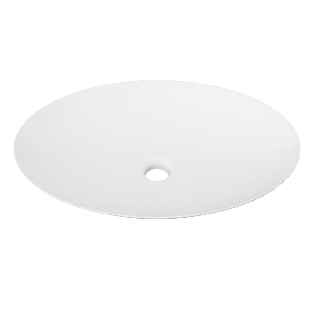 Feather Basin White Matt